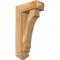 Ekena Millwork Imperial Arts and Crafts Rough Sawn Bracket w/ Offset Brace, Western Red Cedar, 6"W x 16"D x 28"H BKT0604X16X28IMP03RWR - alternate 1